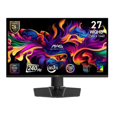Msı MAG 271QP QD-OLED X24 27" 0.03 ms 2K Pivot 240 Hz Oyuncu Monitörü