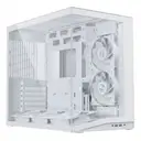 Lian Li O11 Dynamic Flow Mini V2 Beyaz Mid-Tower Bilgisayar Kasası