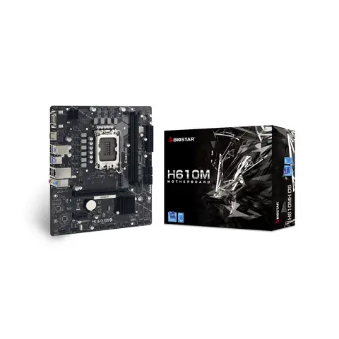 Biostar H610MH DDR5 5600MHz 1700p mATX Anakart