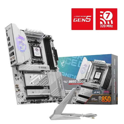 MSI MPG B850 EDGE TI WIFI 8400MHz (OC) DDR5 Soket AM5 M.2 HDMI ATX Anakart