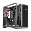 1ST Player RT7 Siyah Digital 850W 80+ Gold Full Modüler ATX 3.1 4x12cm ARGB Temperli Cam USB 3.0 ATX Kasa