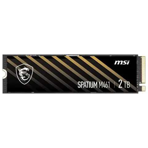 MSI SPATIUM M461 2TB NVMe PCIe Gen4 x4 Okuma 5000MB – Yazma 4200MB M.2 SSD