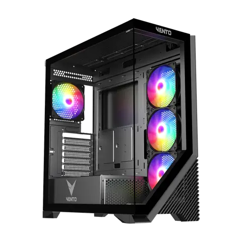 Vento VG4202FL 850W 80 Plus Bronze 4x12cm RGB Fanlı Gen5 E-AXT ATX Kasa