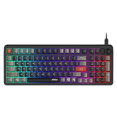 MSI Forge GK110 RGB %96 Membrane Switch Kablolu Oyuncu Klavyesi