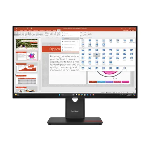 Lenovo 64A5MAT6TK 27 inch 1920x1080 4ms 60Hz HDMI DP USB Type C Monitör
