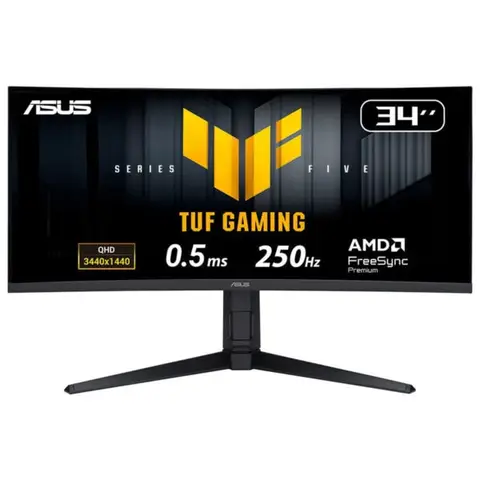 ASUS TUF Gaming VG34WQML5A 34 inç 250Hz 0.5ms WQHD Adaptive Sync VA Kavisli Gaming Monitör