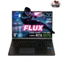 GameRaider FLUX GR16 Intel Core i9-14900HX GeForce RTX 5070 8GB 115W 32GB DDR5 1TB SSD 16 inç 2.5K QHD+ 300Hz FreeDos Gaming Laptop – Çanta Hediyeli