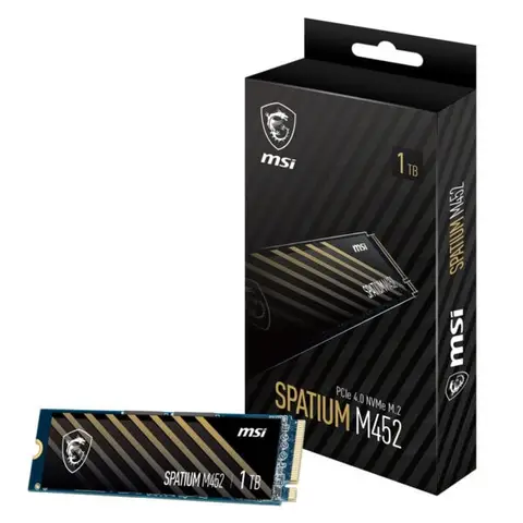MSI SPATIUM M452 1TB NVMe PCIe Gen4 x4 Okuma 3600MB – Yazma 3100MB M.2 SSD