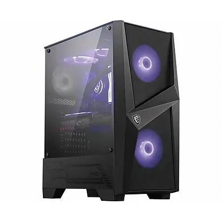 Msi MAG FORGE 100M PSU YOK 2xRGB 1x12cm Fanl� Temperli Cam Mid Tower ATX Kasas�