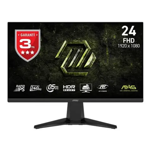 MSI MAG 245F X24 23.8 inç 240Hz 0.5ms Full HD FreeSync Premium Rapid IPS Gaming Monitör