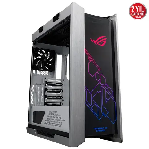 ASUS ROG STRIX GX601 HELIOS RGB TEMPERLI CAM ATX/EATX GAMING BEYAZ KASA