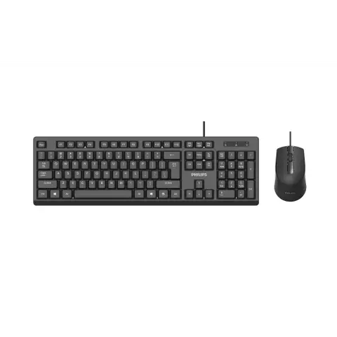 Philips SPT6234B USB Q TR Multimedia Kablolu Siyah Klavye Mouse Set