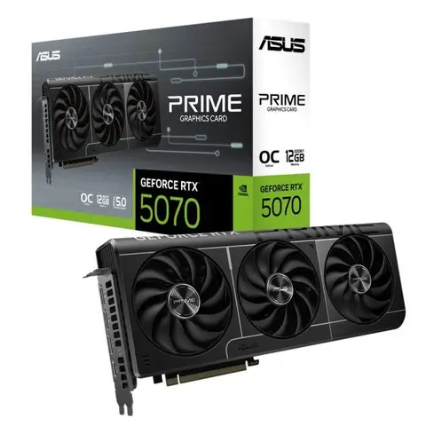 ASUS PRIME GeForce RTX 5070 OC 12GB GDDR7 192 Bit DLSS 4 Ekran Kartı – CONTROL Resonant Hediyeli