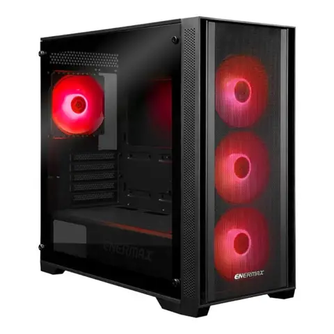 Enermax StarryFort SF70F ARGB Temperli Cam USB 3.0 Mid Tower mATX + MAXPRO III 700W Gaming Kasa (ECA-SF70F-BB-ARGB-EMP700W)