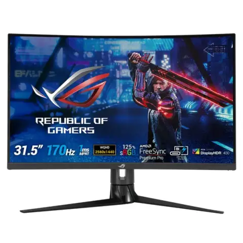 ASUS ROG Strix XG32VC 31.5 inç 170Hz 1ms 2K WQHD Adaptive Sync VA Gaming Monitör