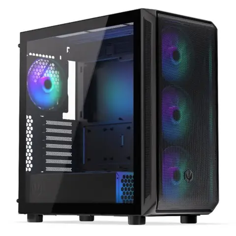 Endorfy Arx 700 ARGB Mesh Temperli Cam USB 3.2 Gen 2 Mid Tower ATX Gaming Kasa (EY2A013)