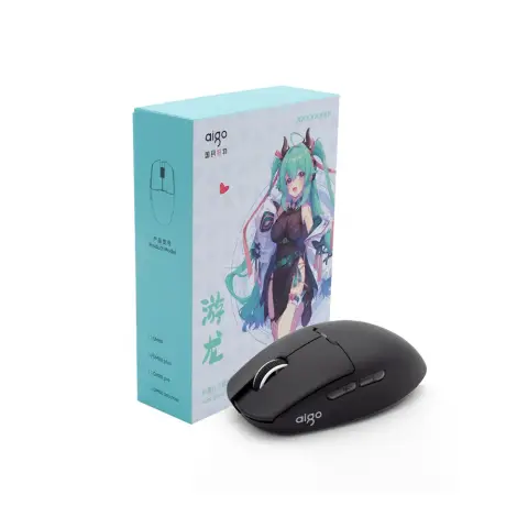 AIGO GM80 12000 DPI Siyah Kablosuz Gaming Mouse