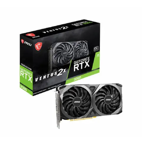MSI GeForce RTX 3060 VENTUS 2X OC 12GB GDDR6 192 Bit Ekran Kartı