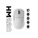 Hawk Gaming HM220 1K Hz 12000 DPI Tri-Mode Kablosuz/Bluetooth Beyaz Gaming Mouse