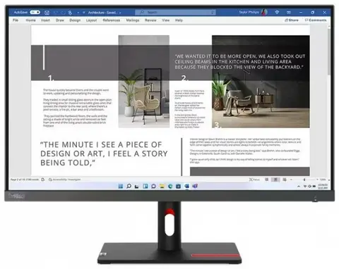 Lenovo 63DFKAT4TK S27i-30 27 inch 1920x1080 5ms 60Hz VGA HDMI Siyah Monitör