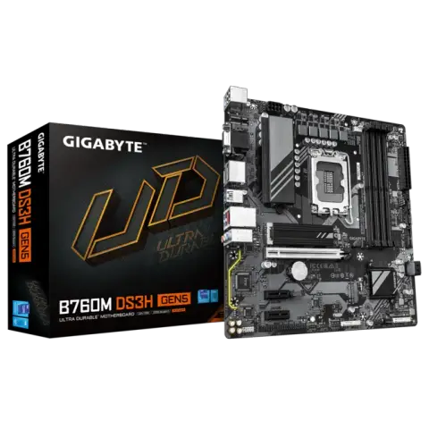 Gigabyte B760M DS3H GEN5 Sc-1700 DDR5 7600Mhz mATX INTEL Anakart