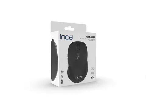 Inca IWM-397T 1600Dpi 5 Tuşlu Bluetooth 2.4GHz Kablosuz Siyah Mouse