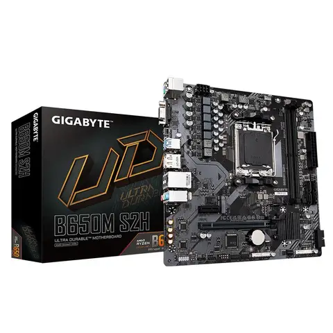 GIGABYTE B650M S2H 6400mhz(OC) RGB M.2 AM5 DDR5 mATX Anakart