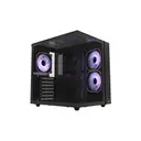Hawk Gaming HC510 650W 80+ Bronze ARGB Akvaryum ATX Mid Tower Siyah Gaming Bilgisayar Kasası