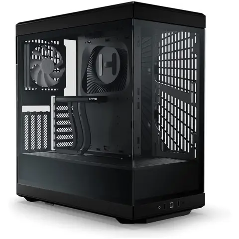 HYTE Y40 Siyah Temperli Cam USB 3.2 ATX Mid Tower Gaming Kasa (CS-HYTE-Y40-B) – 2 Yıl Birebir Değişim Garantili