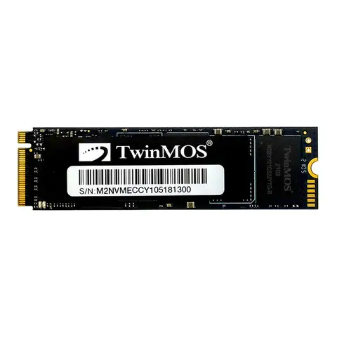 Twinmos NVMEFGBM2280 512 GB 2455-1832MB/s PCIe NVMe M2 3D NAND 22x80 SSD Harddisk