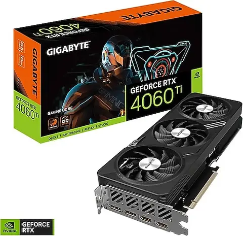 Gigabyte RTX 4060 TI Gaming OC GV-N406TGAMING OC-8GD 128 Bit GDDR6 8 GB Ekran Kartı