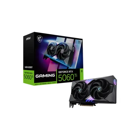 MSI RTX 5060 TI 16G GAMING OC 16GB 128Bit GDDR7 Ekran Kartı
