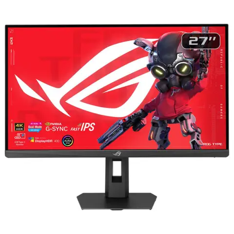 ASUS ROG Strix XG27UCGR 27 inç 162Hz 4K UHD 0.3ms 485Hz Full HD Dual Mode Adaptive Sync Fast IPS Pivot Gaming Monitör