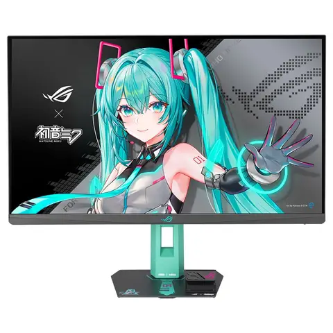 ASUS ROG Strix XG27ACMEG-G Hatsune Miku Edition 27 inç 260Hz 0.3ms 2K QHD Rapid IPS Pivot Gaming Monitör