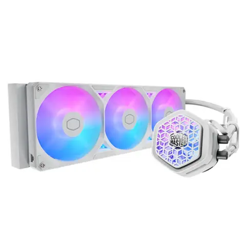 Cooler Master MasterLiquid Atmos II VRM Fan ARGB Beyaz 360mm Intel-AMD Uyumlu İşlemci Sıvı Soğutucu (MLX-D36M-A25SZ-VW)