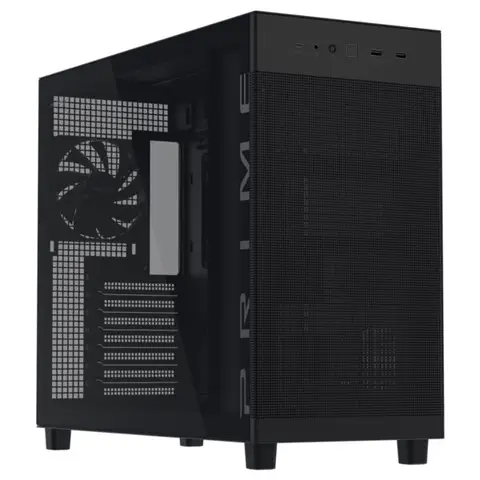 ASUS PRIME AP303 TG WHITE 1x120mm Fan Mesh Temperli Cam USB 3.2 Mid Tower ATX Gaming Kasa