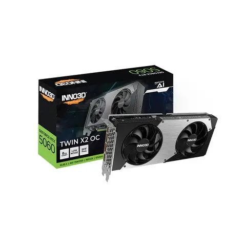 Inno3D RTX5060 Twin X2 OC 8GB GDDR7 128Bit Ekran Kartı