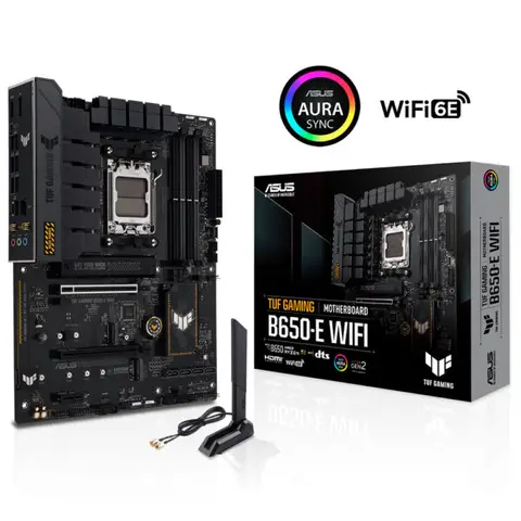 ASUS TUF Gaming B650-E WIFI 8000MHz (OC) DDR5 Soket AM5 M.2 HDMI DP ATX Anakart