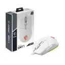 MSI Clutch GM11 White RGB Kablolu Gaming Mouse