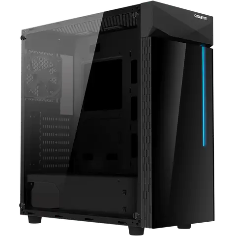 Gigabyte GB-C200G PSU YOK 1x12cm ARGB Fanlı Glass Siyah Mid Tower ATX Kasa