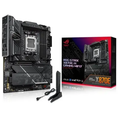 ASUS ROG Strix X870E-H GAMING WIFI7 8000MHz (OC) DDR5 Soket AM5 M.2 HDMI ATX Anakart