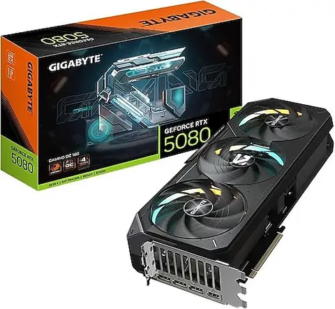 Gigabyte RTX 5080 Gaming OC 16G GV-N5080GAMING OC-16GD 256 Bit GDDR7 16 GB Ekran Kartı