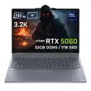 Lenovo ThinkBook 16p G6 IAX Intel Core Ultra 9-275HX GeForce RTX 5060 8GB 115W 32GB DDR5 1TB SSD 16 inç 3.2K 165Hz IPS FreeDos Gaming Laptop (21R0004CTX)