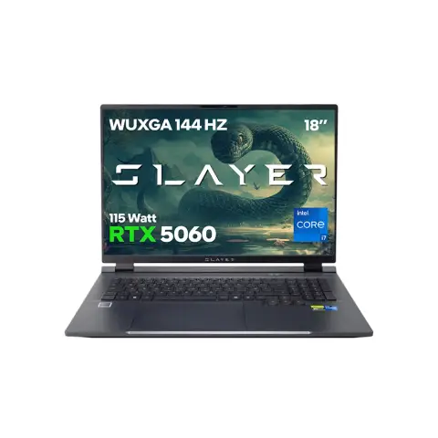 Game Garaj Slayer X7T XL-5060 Intel Core i7 14650HX RTX5060 18" 144Hz WUXGA FreeDos Oyuncu Laptop