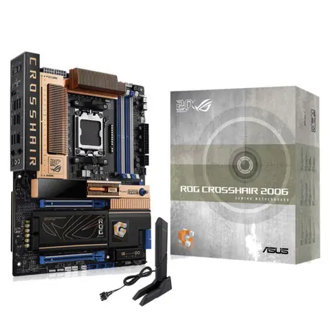 ASUS ROG CROSSHAIR 2006 20. Yıl 9600MHz (OC) DDR5 Soket AM5 M.2 HDMI USB4 ATX Anakart