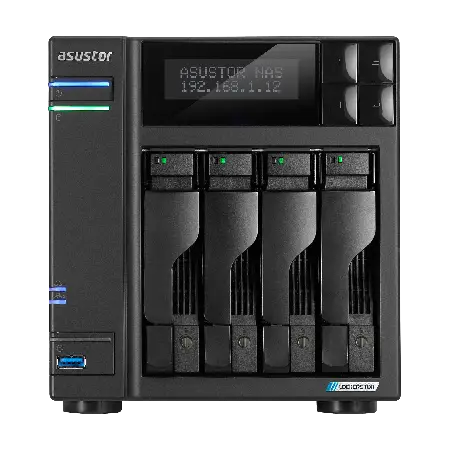 Asustor AS6704T V2 Celeron N5105 4Gb DDR4 4 x HDD 2x5Gbit Lan Ağ Depolama NAS Cihazı