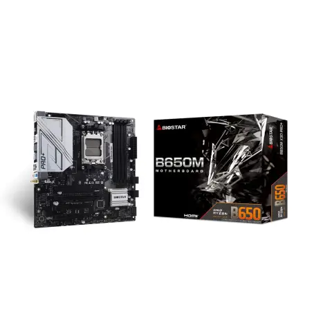 Biostar B650M X3D PRO+ AM5 DDR5 Micro ATX Anakart