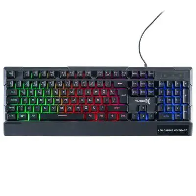 Turbox Paddock TR-K115 USB Kablolu Rainbow Gaming Standart Q Rainbow Aydınlatma Klavye