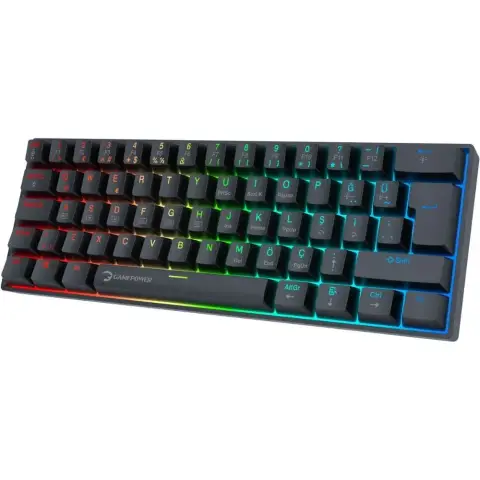 Gamepower Lyra RGB Red Switch Gaming Klavye