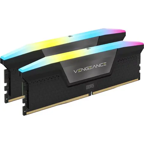 CORSAIR Vengeance RGB XMP Black 96 GB (2x48) 6400 MHz CL32 DDR5 Ram